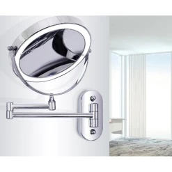 GENERIC 10 Fois Grossissement 8 Pouces Pliants De Maquillage De Miroir De Maqu... -Magasin Joss & Main 10 fois grossissement 8 pouces pliants de maquillage de miroir de maquillage a led suspendu miroir miroir double face illumine miroir 12644700 33978552 1140x1140