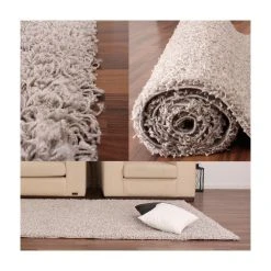 Paco Home Tapis Shaggy Poils Hauts Tapis Divers Couleurs Et Tailles -Magasin Joss & Main 5981 relax silver 3