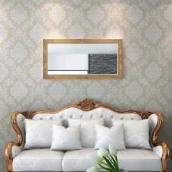 Alternative view of VidaXL Miroir Mural Style Baroque 120 X 60 Cm Doré