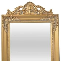 VidaXL Miroir Sur Pied Style Baroque 160 X 40 Cm Doré -Magasin Joss & Main 8718475525745 g en hd 2