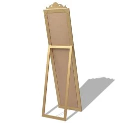 VidaXL Miroir Sur Pied Style Baroque 160 X 40 Cm Doré -Magasin Joss & Main 8718475525745 g en hd 4