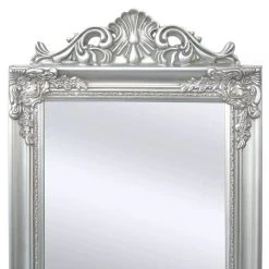 VidaXL Miroir Sur Pied Style Baroque 160 X 40 Cm Argenté 9 VidaXL Miroir Sur Pied Style Baroque 160 X 40 Cm Argenté -Magasin Joss & Main 8718475525752 g en hd 2