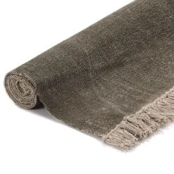 Alternative view of VidaXL Tapis Kilim Coton 200 X 290 Cm Taupe