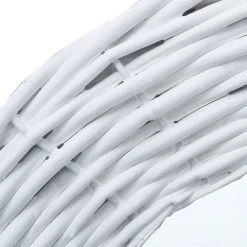 VidaXL Miroir Blanc 50 Cm Osier -Magasin Joss & Main 8719883824192 g en hd 2