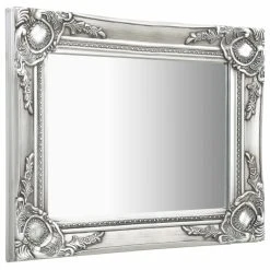 VidaXL Miroir Mural Style Baroque 50x40 Cm Argenté -Magasin Joss & Main 8720286009284 g en hd 2