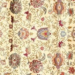 ABC Tapis Bizantine 70 X 140 Cm Beige/Rosso