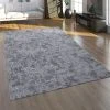 Paco Home Tapis De Salon Tapis Poils Ras De Salon Au Look Oriental Lavable Gris ...