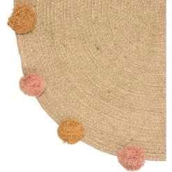 Atmosphera, Createur D'Interieur ATMOSPHERA FOR KIDS Tapis Jute Lurex + Pompons -Magasin Joss & Main atmosphera for kids tapis jute lurex pompons 10509744 27237534 1140x1140