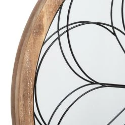 Atmosphera, Createur D'Interieur Atmosphera - Miroir Mural Rosace En Métal Et Bois D 64 Cm -Magasin Joss & Main atmosphera miroir mural rosace en metal et bois d 64 cm 11042030 28845736 736 1140x1140