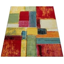 Paco Home Tapis Moderne Splash De Marque Coloré Modèle Carrelé Neuf EO -Magasin Joss & Main can 783 multi