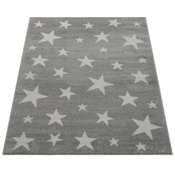 Paco Home Moderne Poils Ras Tapis Enfant Motif Étoilé Chambre D'Enfant Étoile... -Magasin Joss & Main cap 315 taupe 1