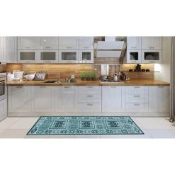 ALTER Chemin De Cuisine, 100% Made In Italy, Tapis Antitache Avec Impression... -Magasin Joss & Main chemin de cuisine 100 made in italy tapis antitache avec impression numerique chemin de table antiderapant et lavable modele vintage cora 240x52 cm 10752430 28000930 1140x1140