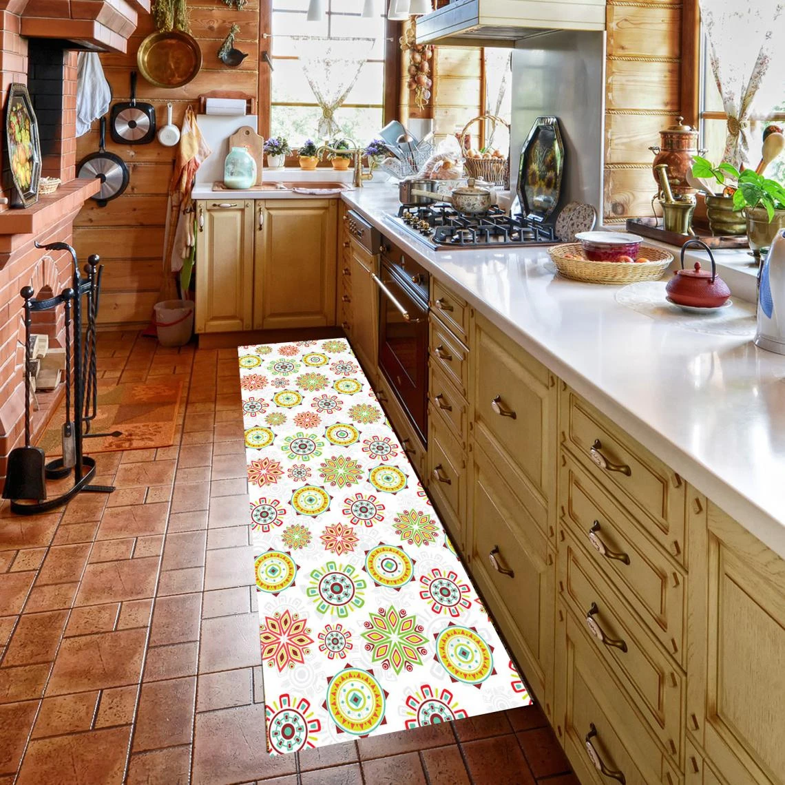 ALTER Chemin De Cuisine, 100% Made In Italy, Tapis Antitache Avec Impression... 5 ALTER Chemin De Cuisine, 100% Made In Italy, Tapis Antitache Avec Impression... – Image 3