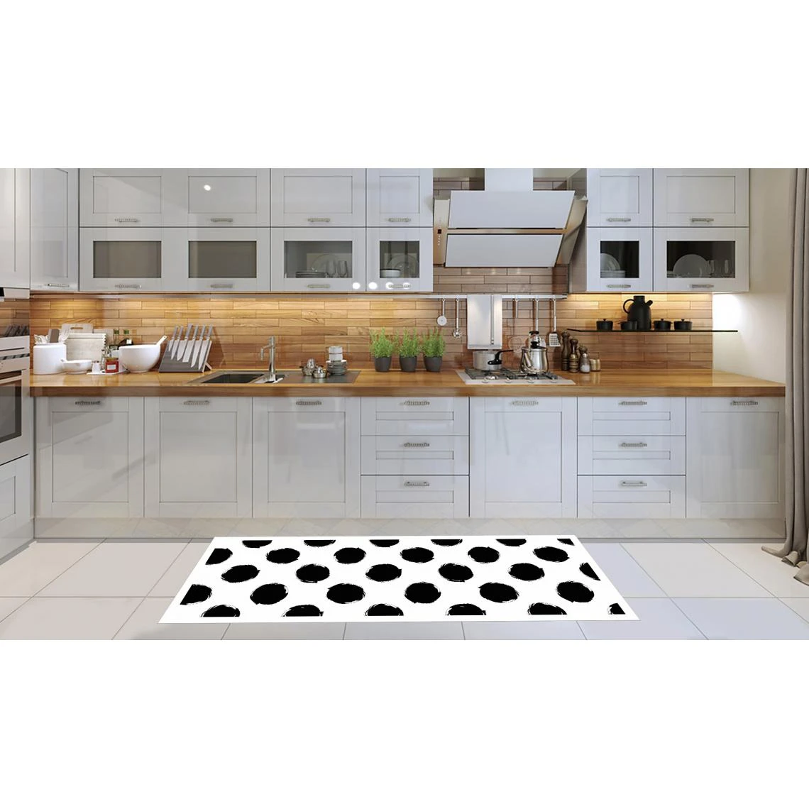 ALTER Chemin De Cuisine, 100% Made In Italy, Tapis Antitache Avec Impression... 4 ALTER Chemin De Cuisine, 100% Made In Italy, Tapis Antitache Avec Impression... – Image 2