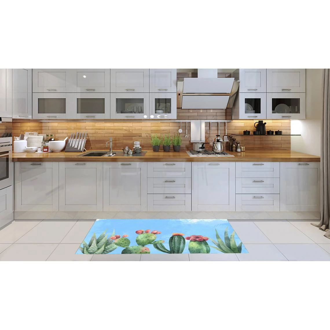 ALTER Chemin De Cuisine, 100% Made In Italy, Tapis Antitache Avec Impression... 4 ALTER Chemin De Cuisine, 100% Made In Italy, Tapis Antitache Avec Impression... – Image 2
