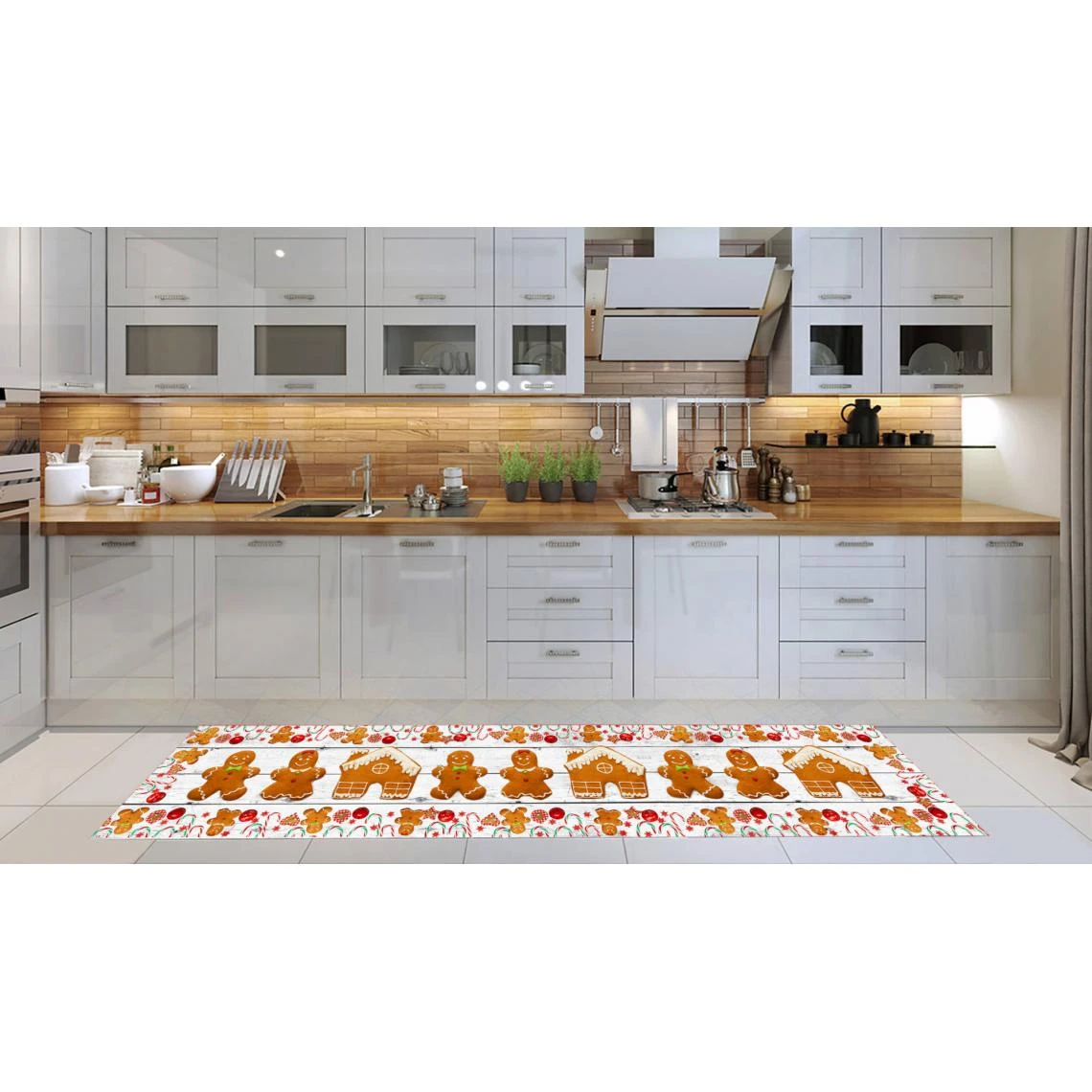 ALTER Chemin De Cuisine, 100% Made In Italy, Tapis Antitache Avec Impression... 4 ALTER Chemin De Cuisine, 100% Made In Italy, Tapis Antitache Avec Impression... – Image 2