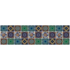 ALTER Chemin De Cuisine, 100% Made In Italy, Tapis Antitache Avec Impression...