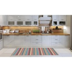 ALTER Chemin De Cuisine, 100% Made In Italy, Tapis Antitache Avec Impression... -Magasin Joss & Main chemin de cuisine 100 made in italy tapis antitache avec impression numerique tapis antiderapant et lavable modele vintage cirilo 240x52 cm 10760634 28017116 1140x1140