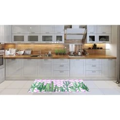 Alternative view of ALTER Chemin De Cuisine, 100% Made In Italy, Tapis Résistant Aux Taches Ave...