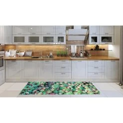 ALTER Chemin De Cuisine, 100% Made In Italy, Tapis Résistant Aux Taches Ave... -Magasin Joss & Main chemin de cuisine 100 made in italy tapis resistant aux taches avec impression numerique tapis antiderapant et lavable modele cactus brandon cm 180x52 10755144 28006362 1140x1140