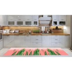 Alternative view of ALTER Chemin De Cuisine, 100% Made In Italy, Tapis Résistant Aux Taches Ave...