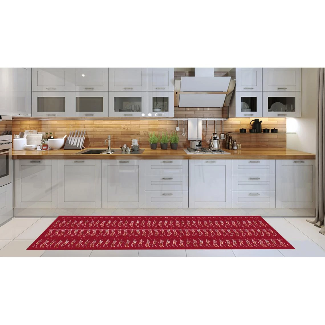 ALTER Chemin De Cuisine, 100% Made In Italy, Tapis Résistant Aux Taches Ave... 4 ALTER Chemin De Cuisine, 100% Made In Italy, Tapis Résistant Aux Taches Ave... – Image 2