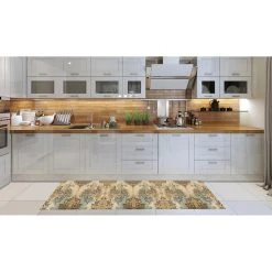 Alternative view of ALTER Chemin De Cuisine, 100% Made In Italy, Tapis Résistant Aux Taches Ave...
