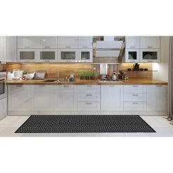 Alternative view of ALTER Chemin De Cuisine, 100% Made In Italy, Tapis Résistant Aux Taches Ave...