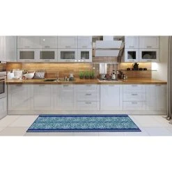 ALTER Chemin De Cuisine, 100% Made In Italy, Tapis Résistant Aux Taches Ave... -Magasin Joss & Main chemin de cuisine 100 made in italy tapis resistant aux taches avec impression numerique tapis antiderapant et lavable modele vintage christie cm 280x52 10746320 27988662 1140x1140