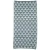 GUY LEVASSEUR COOPER - Tapis De Bain En Polycoton Fantaisie Bleu 60x120cm