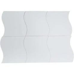 The Home Deco Factory Décoration Murale Miroir à Coller Palette Vague. -Magasin Joss & Main decoration murale miroir a coller palette vague 13841852 38379740 1140x1140