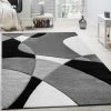 Paco Home Créateur Tapis Moderne Géométrique Motif Découpe Des Contours En N...