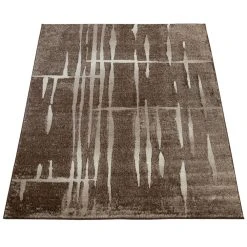 Paco Home Tapis Design Moderne Poil Court Trendy Marron Crème Moucheté -Magasin Joss & Main ece 924 brown