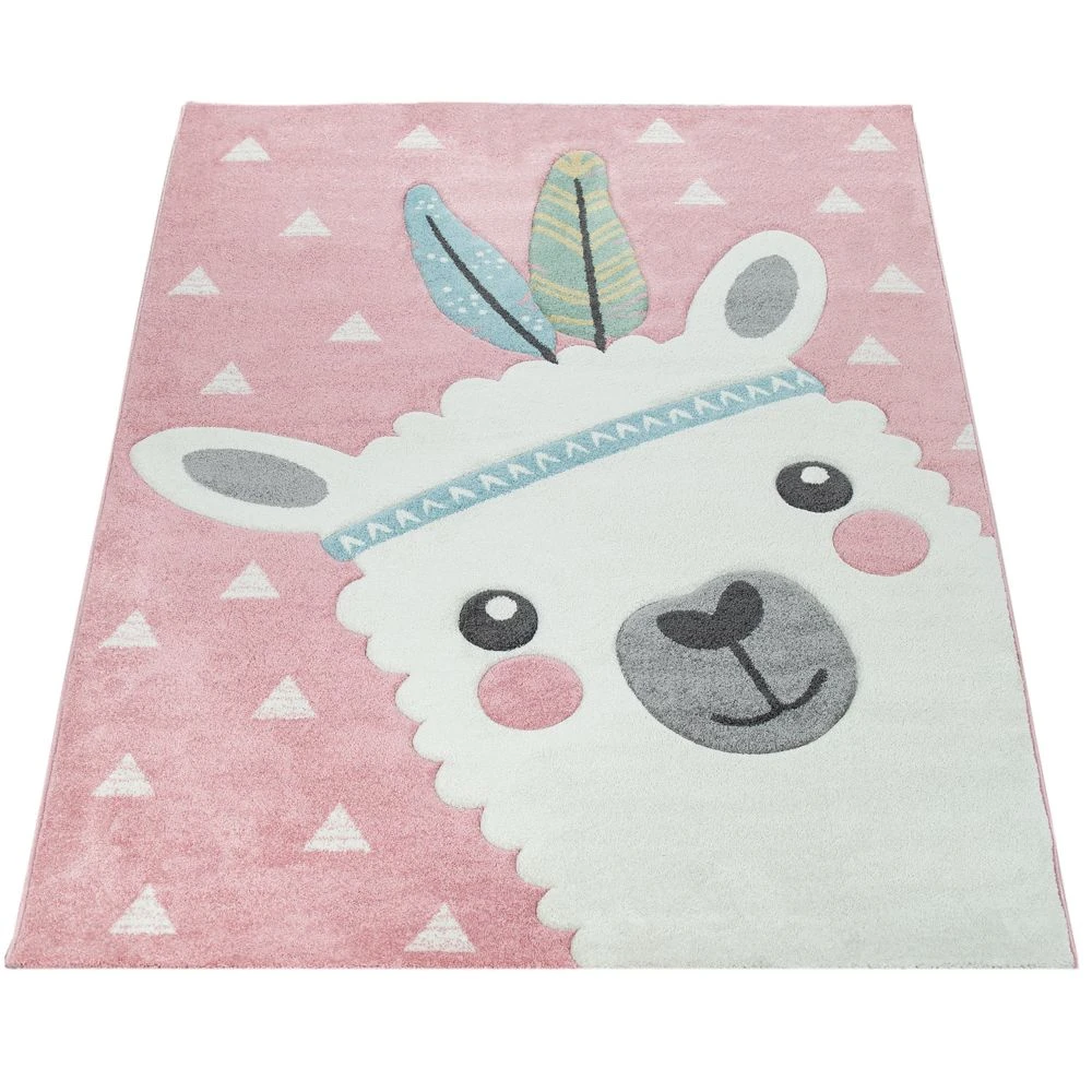 Paco Home Tapis Enfant Chambre Enfant Aspect 3D Adorable Alpaga Design Tons Past... 4 Paco Home Tapis Enfant Chambre Enfant Aspect 3D Adorable Alpaga Design Tons Past... – Image 2