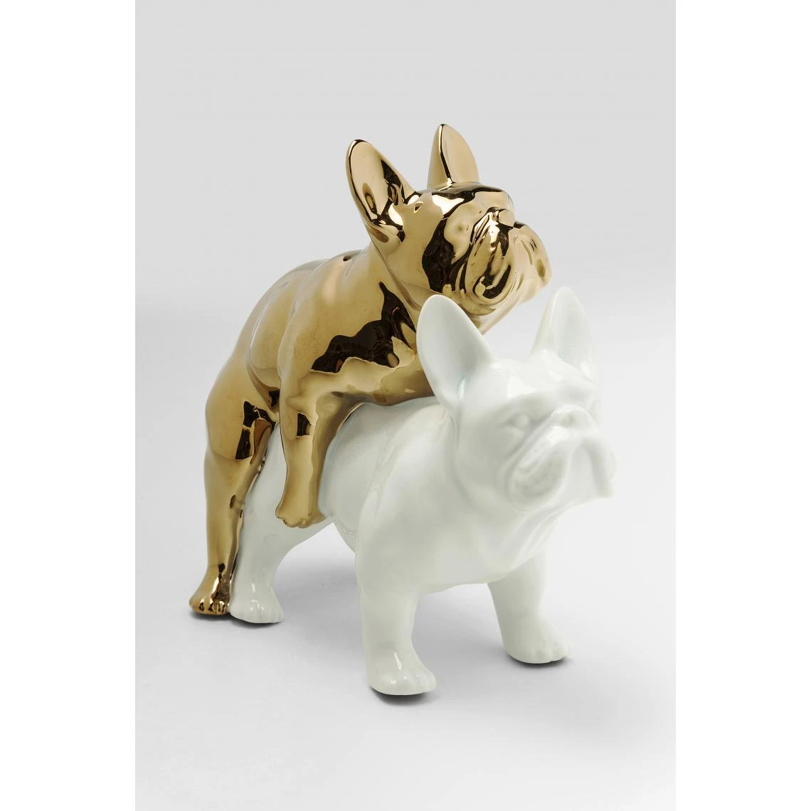 Kare Design Figurine Décorative Chiens Blanc Et Doré KODY 4 Kare Design Figurine Décorative Chiens Blanc Et Doré KODY – Image 2
