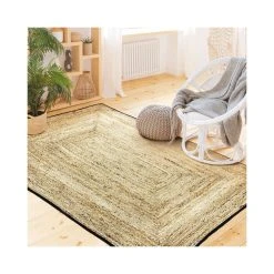 CSTORE Tapis DECO Jute 120x170 Cm - Noir -Magasin Joss & Main funny jute 800 tapis 120337 120x170 bande noire 5