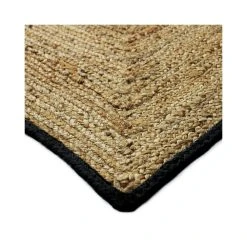 CSTORE Tapis DECO Jute 120x170 Cm - Noir -Magasin Joss & Main funny jute 800 tapis 160417 160x230 bande noire 2