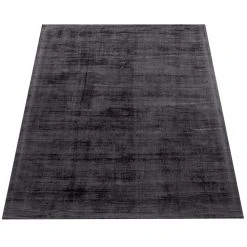 Paco Home Tapis Fait Main Haut De Gamme 100 % Viscose Vintage Aspect Chiné Ant... -Magasin Joss & Main glo 330 anthracite 1