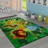 Paco Home Tapis Pour Enfant Jungle Animaux Vert 2 Paco Home Tapis Pour Enfant Jungle Animaux Vert -Magasin Joss & Main kinder teppich kinderzimmerteppich spielzimmertepi 2