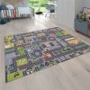 Paco Home Tapis De Jeu Tapis Pour Enfants Chambre D'Enfant Motifs Rues, Gris -Magasin Joss & Main kinderteppich kinderzimmer strassen muster 1
