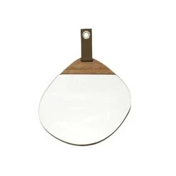 TOILINUX Lot De 3 Miroirs Avec Détail Effet Bois En MDF - Marron -Magasin Joss & Main lot de 3 miroirs avec detail effet bois en mdf marron 13620516 37469456 1140x1140