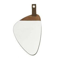 TOILINUX Lot De 3 Miroirs Avec Détail Effet Bois En MDF - Marron -Magasin Joss & Main lot de 3 miroirs avec detail effet bois en mdf marron 13620516 37469460 1140x1140