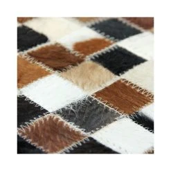 Mon Beau Tapis CUIR - Tapis En Cuir Motif Mosaïque Multi Marron 140x200 -Magasin Joss & Main mineral cuir 800 tapis 160144 160x230 marron multi 3