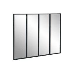 Vente-unique Miroir Fenêtre Atelier Style Industriel En Fer DUDLEY - L. 120 X H. 9... -Magasin Joss & Main miroir 380849