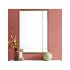 Vente-unique Miroir Verrière En Métal ANAIS - L. 80 X H. 120 Cm - Doré Antique -Magasin Joss & Main miroir anais 10877808 28398796 1140x1140