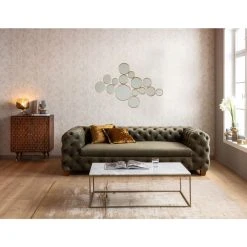 Karedesign Miroir Bubbles Laiton 93x138cm Kare Design -Magasin Joss & Main miroir bubbles laiton 93x138cm kare design 1
