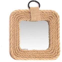 Amadeus Miroir Carré Cordage 31 X 31 Cm.