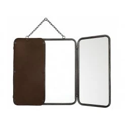 Vente-unique Miroir De Barbier Vintage En Métal CERRONE - L. 60 X H. 112 Cm - Gris... -Magasin Joss & Main miroir cerrone 10877800 28398756 1140x1140