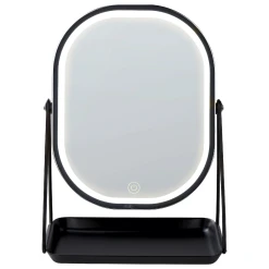 Beliani Miroir De Maquillage Avec LED 20 X 22 Cm Argenté DORDOGNE -Magasin Joss & Main miroir de maquillage avec led 20 x 22 cm argente dordogne 14074834 39089812 1140x1140