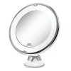 Justgreenbox Miroir De Maquillage Grossissant 10x Portable Avec Lumière LED - 4000...